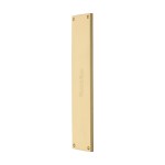 M Marcus Heritage Brass Fingerplate 310 x 76mm